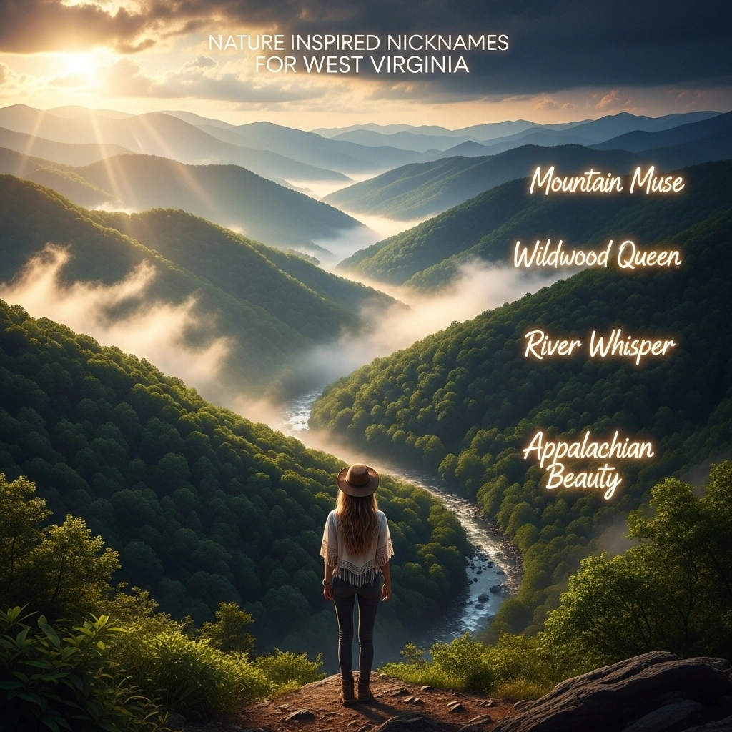 Nature Inspired Nicknames for West Virginia