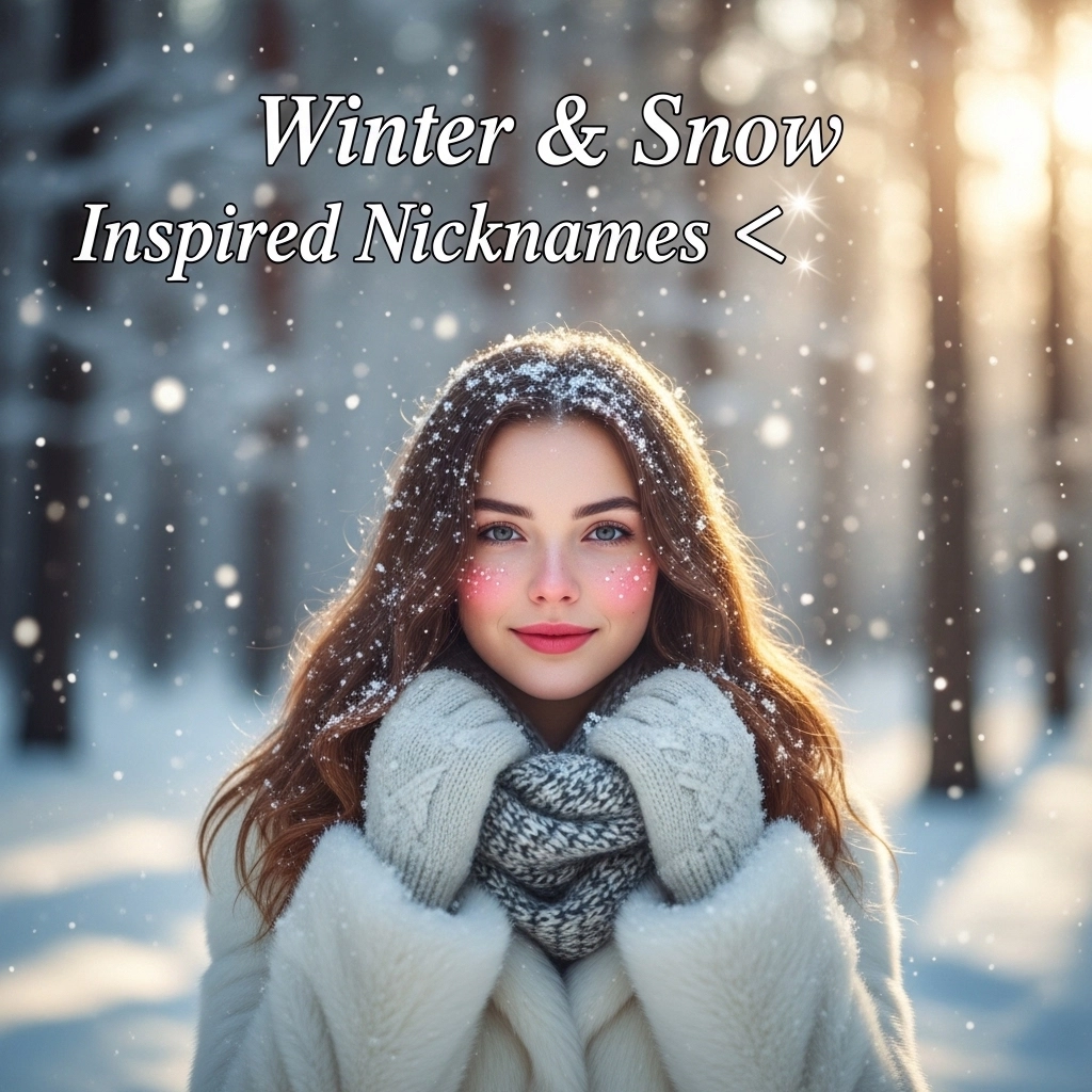 Winter & Snow Inspired Nicknames
