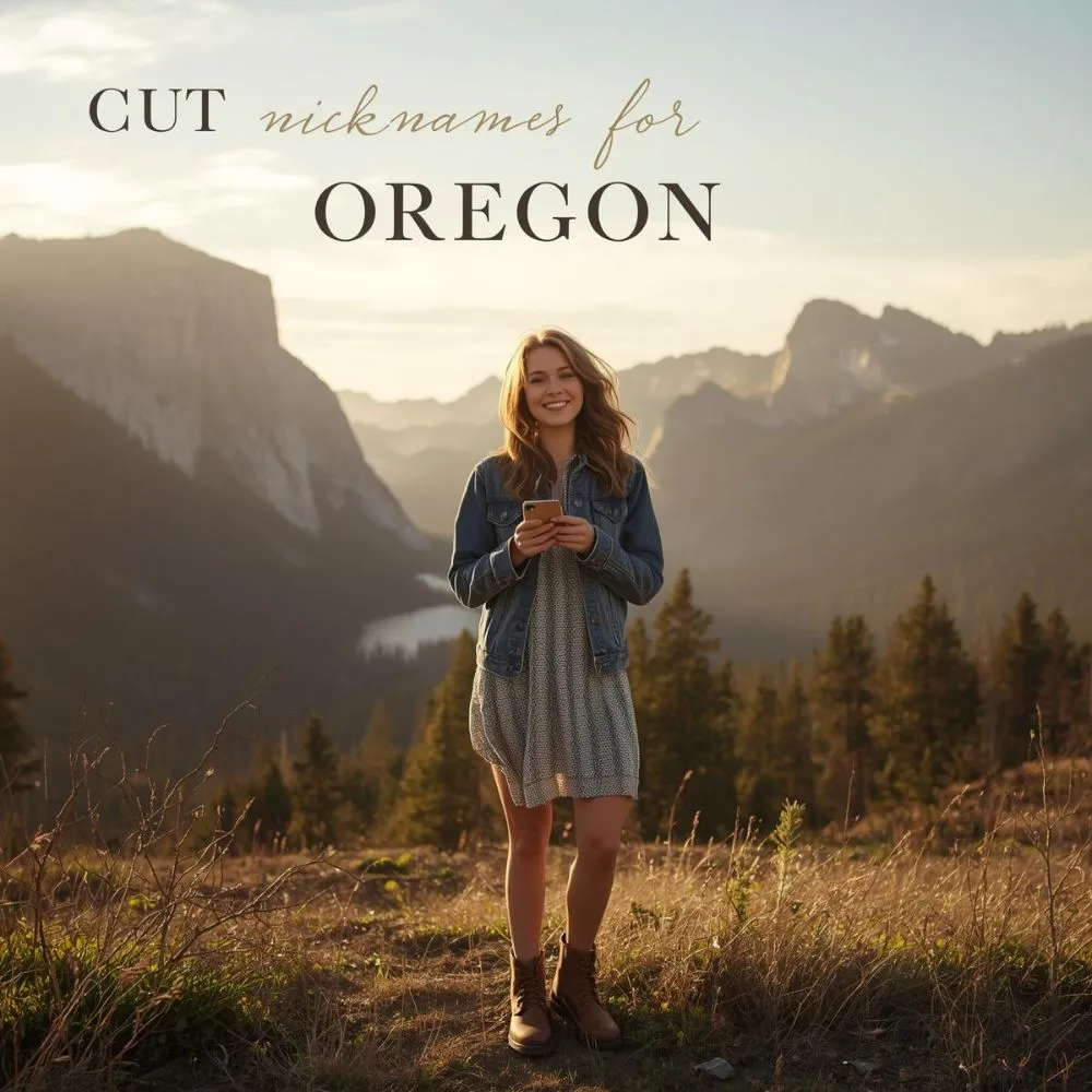 Cute Nicknames for Oregon