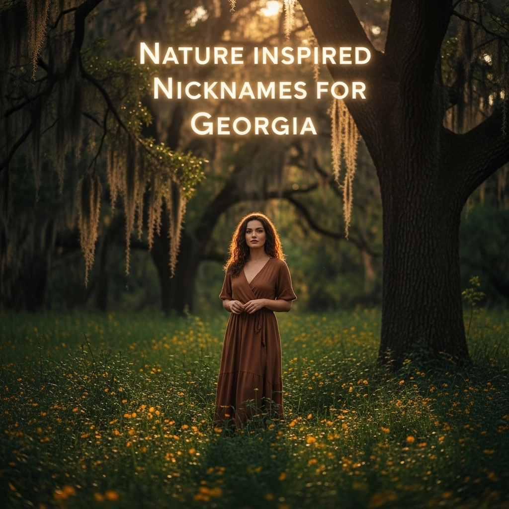 Nature Inspired Nicknames for Georgia