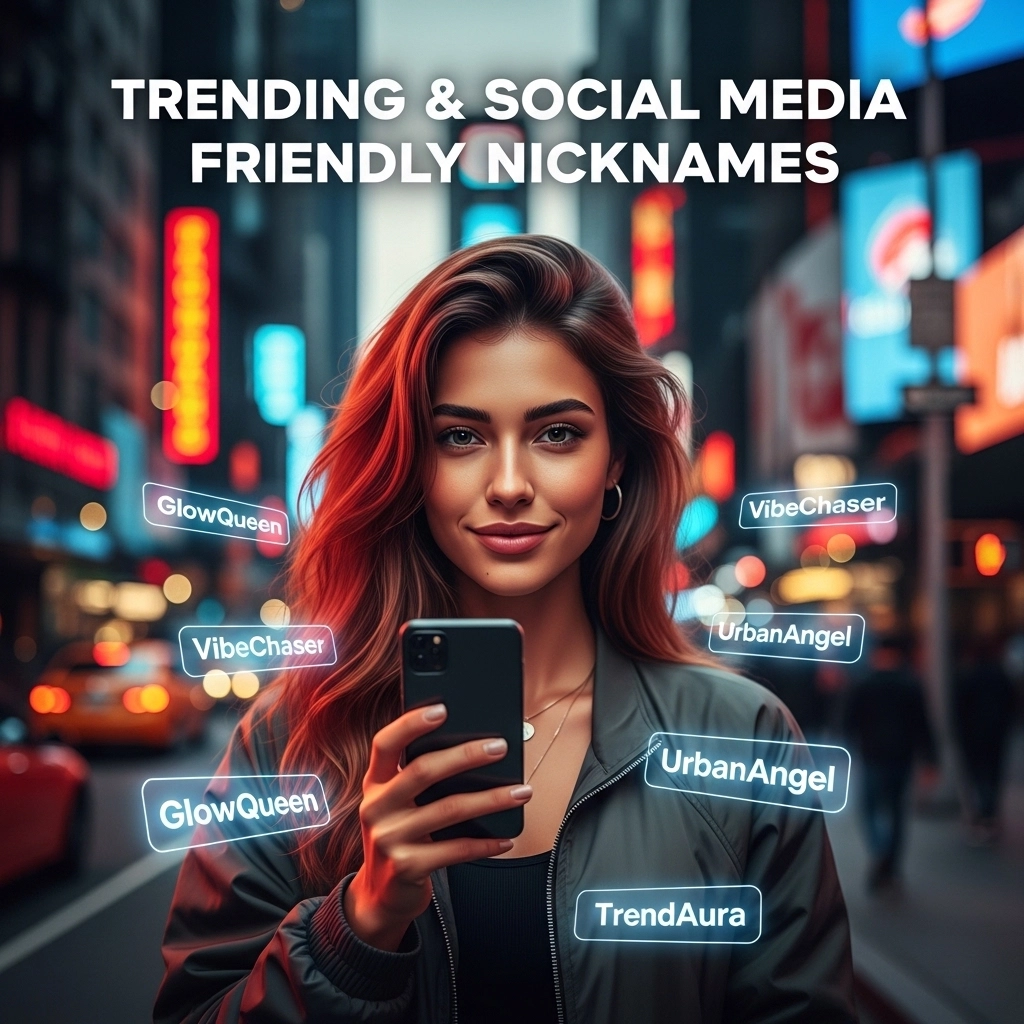 Trending & Social Media Friendly Nicknames