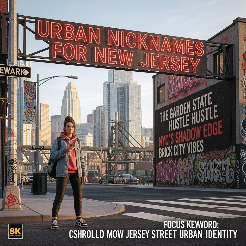 Urban Nicknames for New Jersey