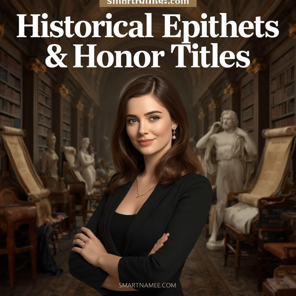 Historical Epithets & Honor Titles