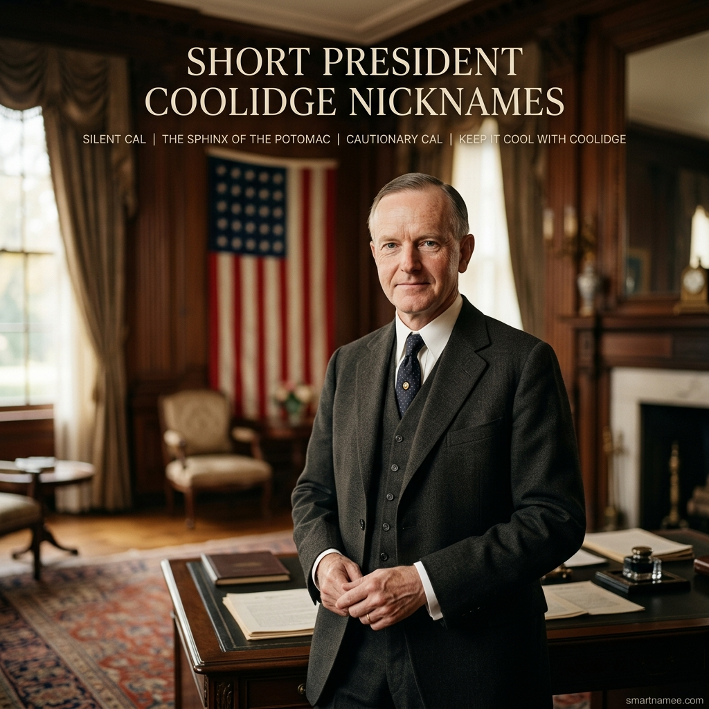 Short President Coolidge Nicknames